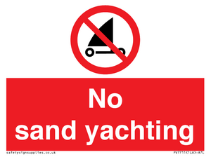 PV7711: No sand yachting