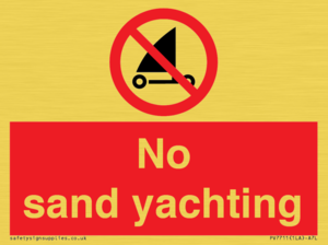 PV7711: No sand yachting