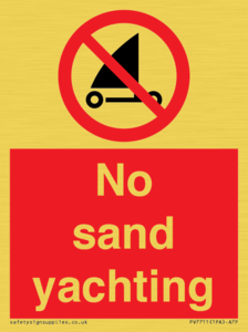 PV7711: No sand yachting