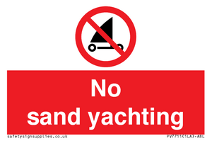 PV7711: No sand yachting