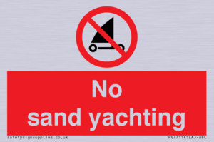 PV7711: No sand yachting