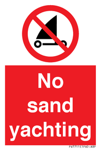PV7711: No sand yachting