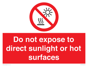 PV7712: Do not expose to direct sunlight or hot surfaces