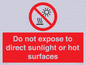PV7712: Do not expose to direct sunlight or hot surfaces