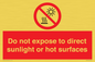 PV7712: Do not expose to direct sunlight or hot surfaces