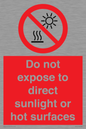 PV7712: Do not expose to direct sunlight or hot surfaces