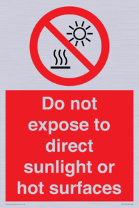 PV7712: Do not expose to direct sunlight or hot surfaces