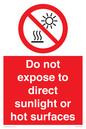 PV7712: Do not expose to direct sunlight or hot surfaces