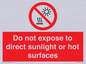 PV7712: Do not expose to direct sunlight or hot surfaces
