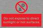 PV7712: Do not expose to direct sunlight or hot surfaces