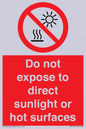 PV7712: Do not expose to direct sunlight or hot surfaces