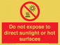 PV7712: Do not expose to direct sunlight or hot surfaces