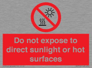 PV7712: Do not expose to direct sunlight or hot surfaces