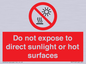 PV7712: Do not expose to direct sunlight or hot surfaces
