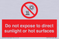 PV7712: Do not expose to direct sunlight or hot surfaces