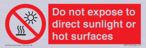 PV7712: Do not expose to direct sunlight or hot surfaces