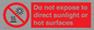 PV7712: Do not expose to direct sunlight or hot surfaces