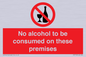 PV7718: No alcohol to be consumed on these premises