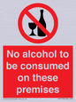 PV7718: No alcohol to be consumed on these premises