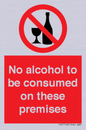 PV7718: No alcohol to be consumed on these premises
