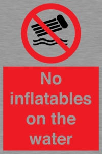 PV7720: No inflatables on the water