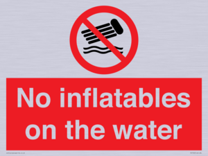 PV7720: No inflatables on the water