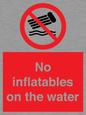 PV7720: No inflatables on the water