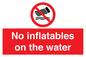 PV7720: No inflatables on the water