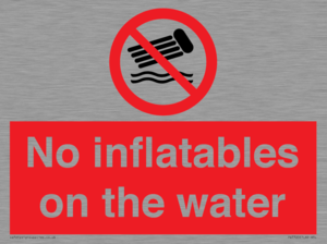 PV7720: No inflatables on the water