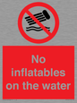 PV7720: No inflatables on the water