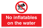 PV7720: No inflatables on the water
