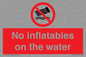 PV7720: No inflatables on the water