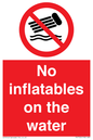 PV7720: No inflatables on the water