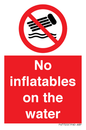 PV7720: No inflatables on the water