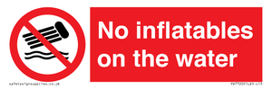 PV7720: No inflatables on the water