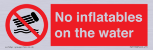 PV7720: No inflatables on the water