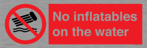 PV7720: No inflatables on the water