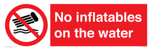 PV7720: No inflatables on the water