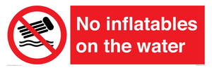 PV7720: No inflatables on the water