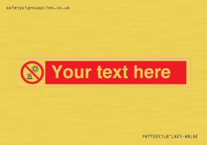 PV7722: Custom prohibition Do not expose to direct sunlight or hot surface