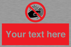 PV7724: Custom prohibition do not put finger into the nozzle of a hydromassage