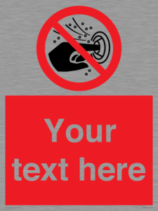 PV7724: Custom prohibition do not put finger into the nozzle of a hydromassage