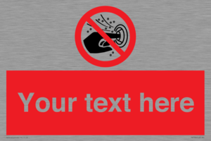 PV7724: Custom prohibition do not put finger into the nozzle of a hydromassage