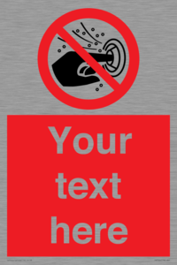 PV7724: Custom prohibition do not put finger into the nozzle of a hydromassage