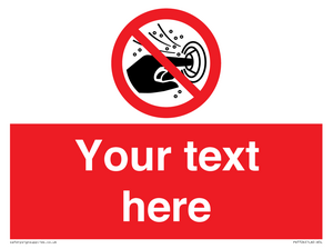 PV7724: Custom prohibition do not put finger into the nozzle of a hydromassage