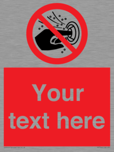 PV7724: Custom prohibition do not put finger into the nozzle of a hydromassage