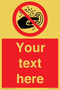 PV7724: Custom prohibition do not put finger into the nozzle of a hydromassage