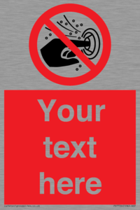 PV7724: Custom prohibition do not put finger into the nozzle of a hydromassage