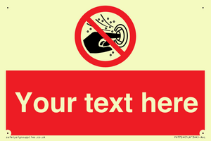 PV7724: Custom prohibition do not put finger into the nozzle of a hydromassage