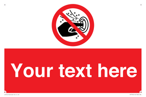 PV7724: Custom prohibition do not put finger into the nozzle of a hydromassage